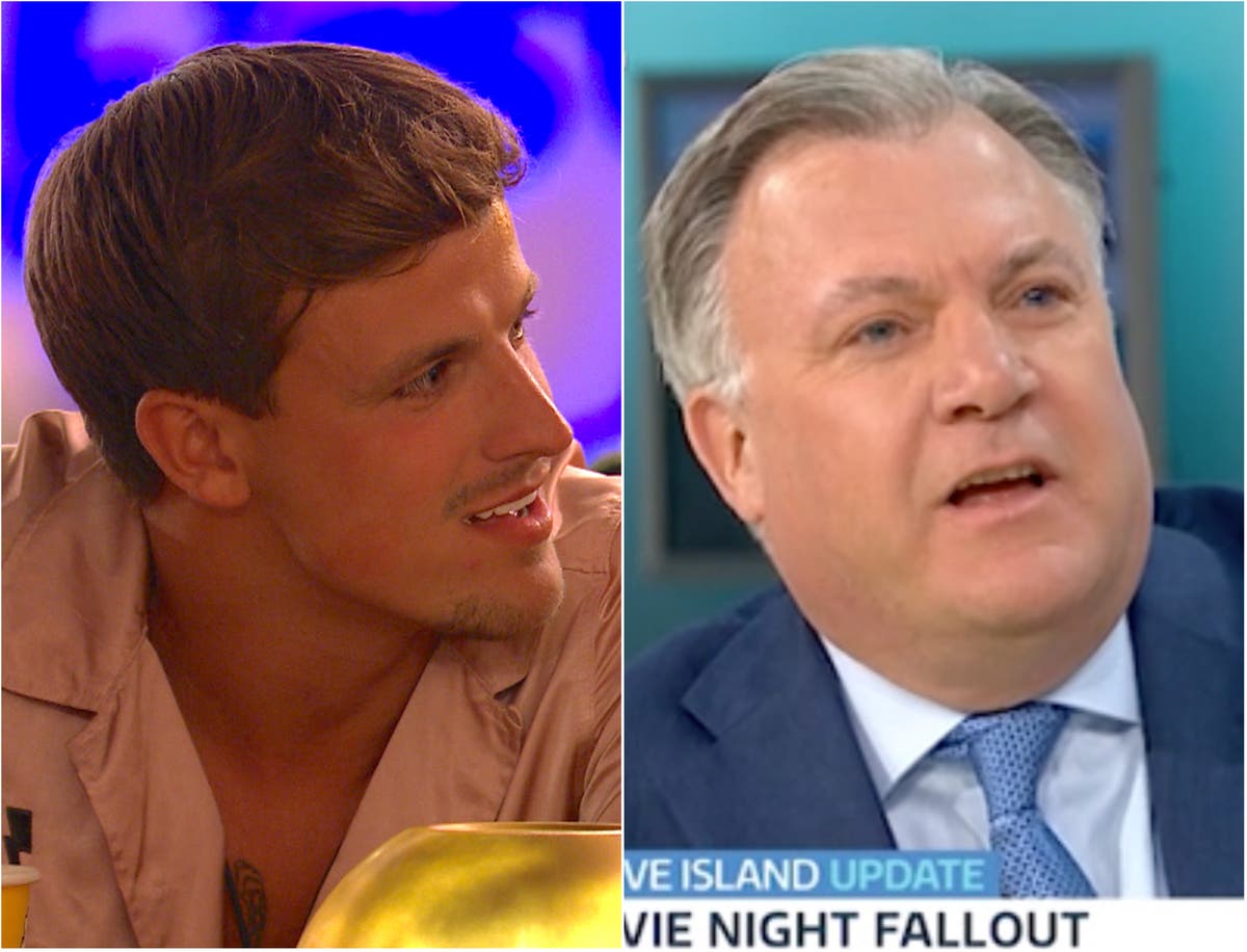 Ed Balls calls Luca ‘disastrous’ after reaction to Gemma flirting on Love Island