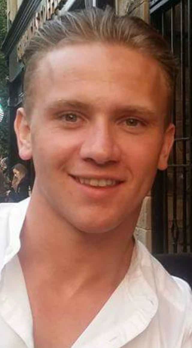 A memorial service is to be held for Corrie McKeague at a church at his former base RAF Honington in Suffolk (Family photo/PA)