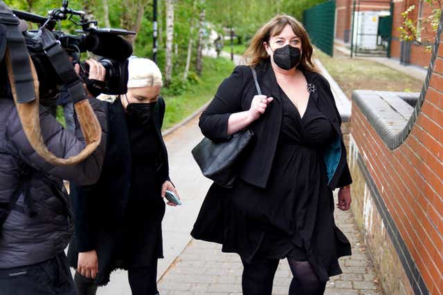 Police and crime commissioner for Nottinghamshire, Caroline Henry, leaves Nottingham Crown Court, where she was due to be sentenced after admitting to five speeding charges (Jacob King/PA)