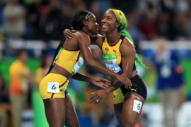 Jamaican track duo Elaine Thompson (left) and Shelly-Ann Fraser-Pryce are set to star in Birmingham (Mike Egerton/PA)