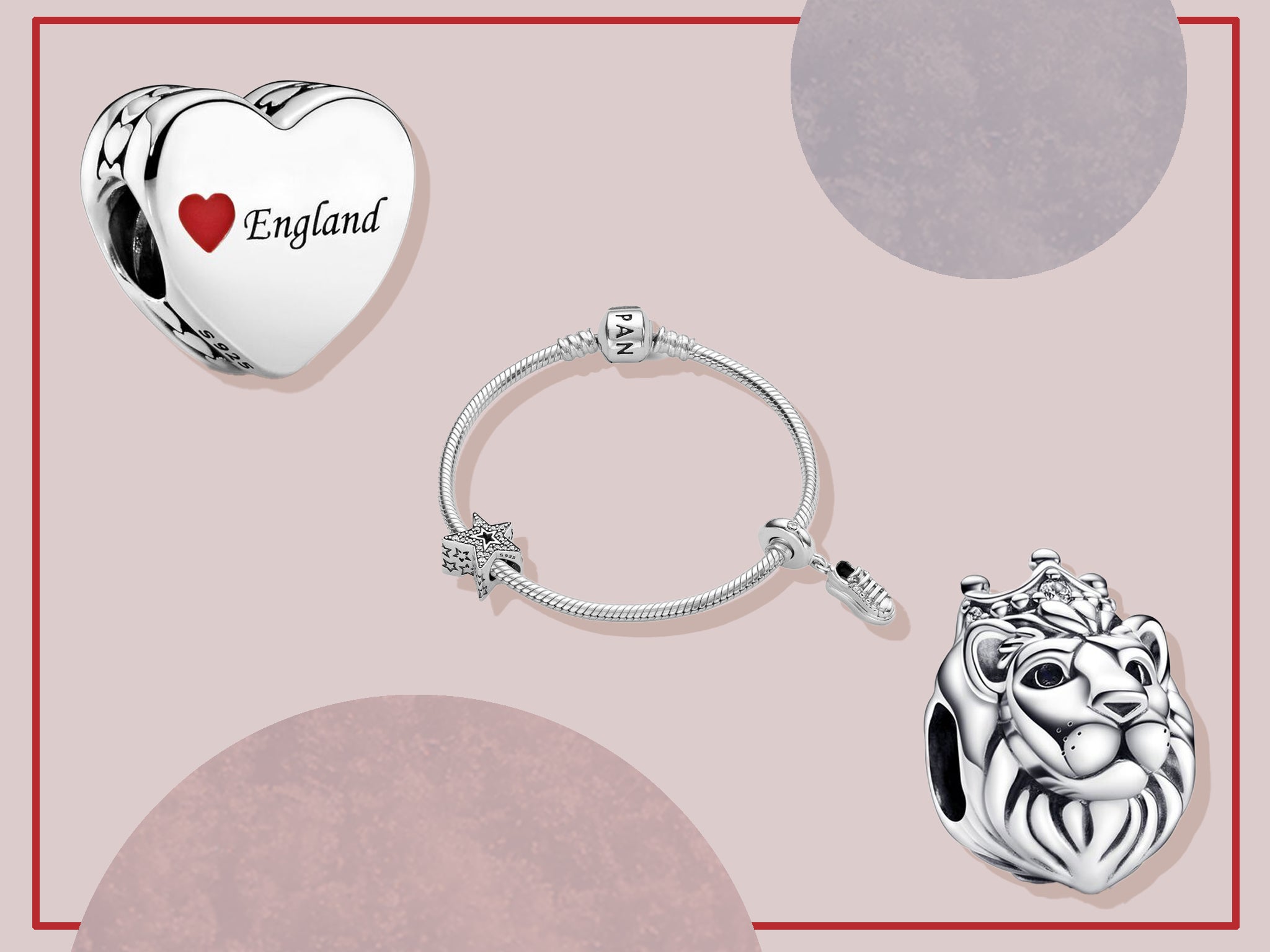The Women's Euros 2022 Pandora collection is here with charms, bracelets and | The Independent