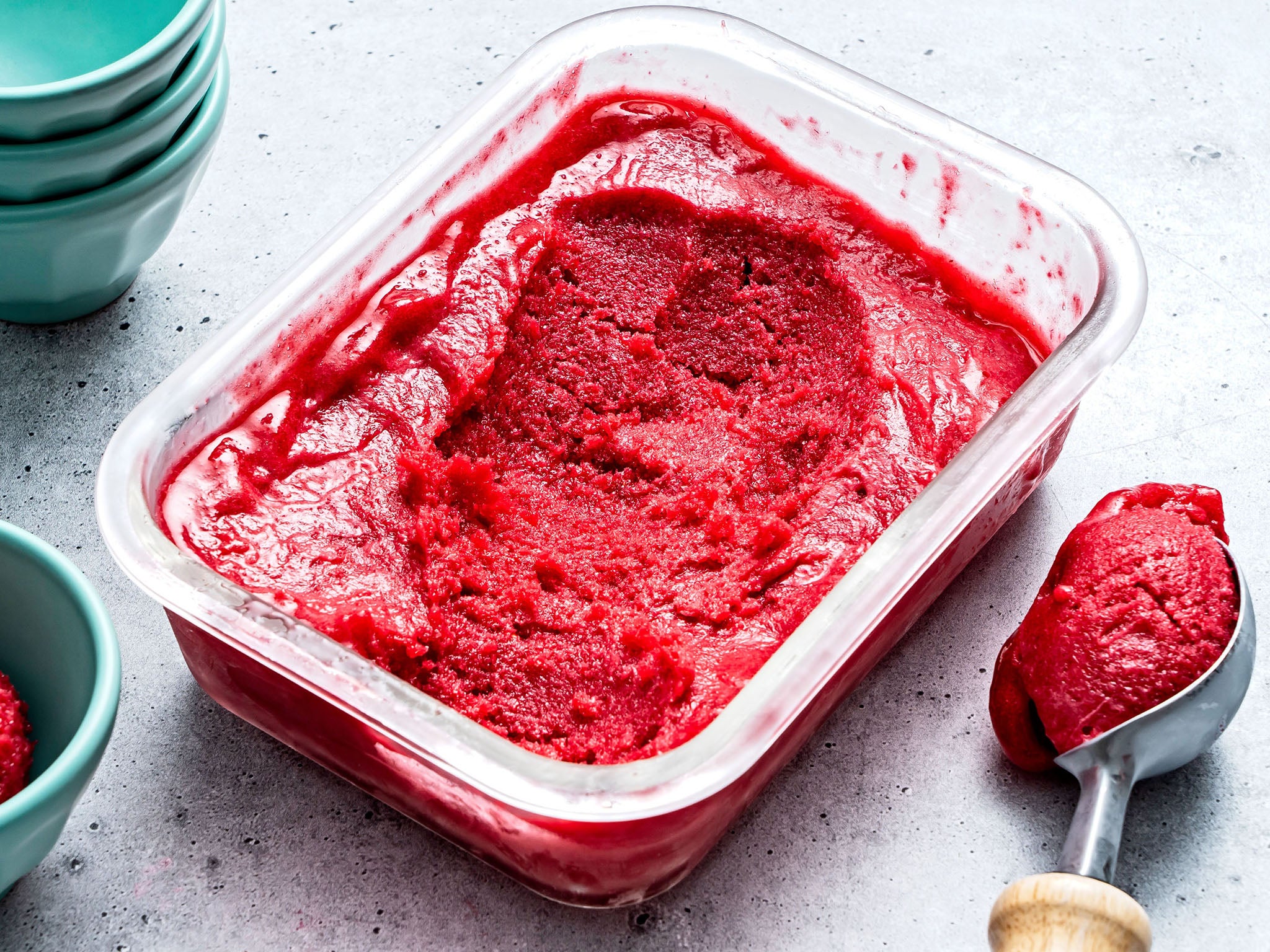 Depending on the fruit you choose, this sorbet takes minutes to throw together