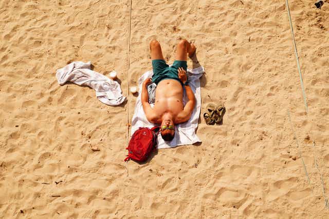 People have been enjoying the hot weather (Ben Birchall/PA)