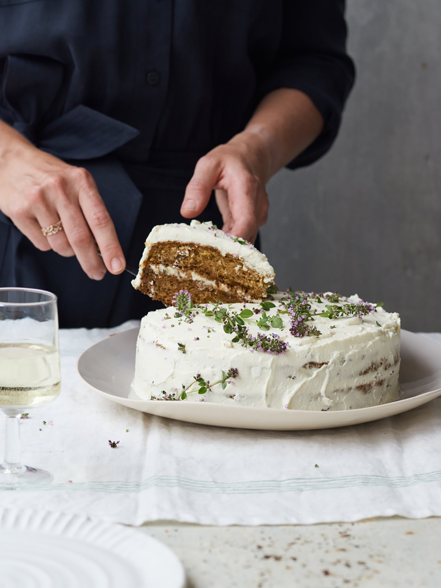 This is a very simple cake that’s not nearly as odd as it sounds