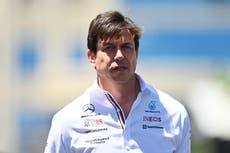 Toto Wolff dismisses rumours of Mercedes replacing Lewis Hamilton with Sergio Perez as ‘complete bull****’