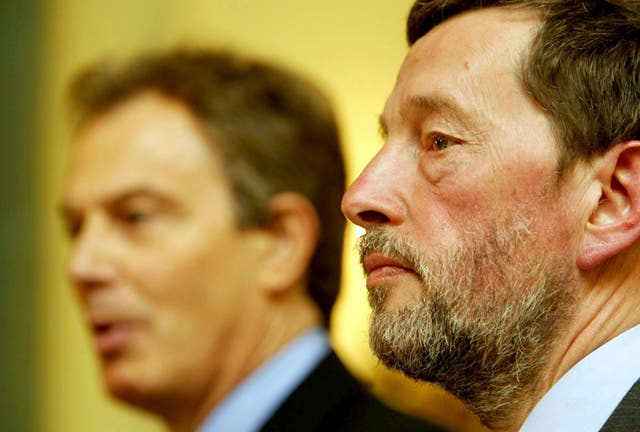 Education secretary David Blunkett voiced his concerns about the furore over Section 28 to prime minister Tony Blair (PA)