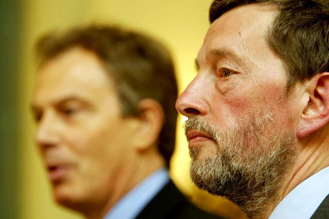Education secretary David Blunkett voiced his concerns about the furore over Section 28 to prime minister Tony Blair (PA)