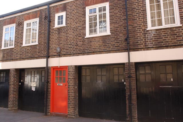 The exterior view of the block where John Prescott rented a property