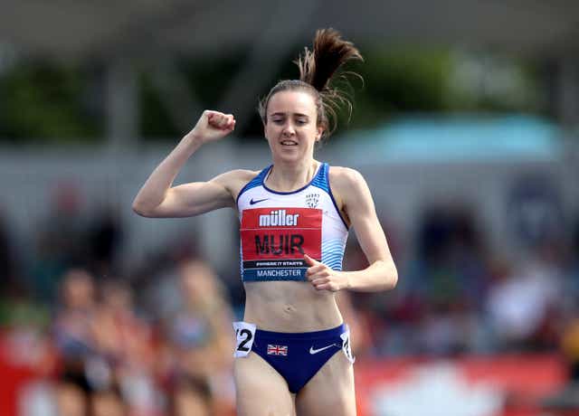 Laura Muir clinched Great Britain’s first medal of the World Championships with an impressive bronze in the 1500m (Isaac Parkin/PA)