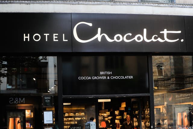 Hotel Chocolat has seen its shares plummet after warning over results for this year and next (Mike Egerton/PA)