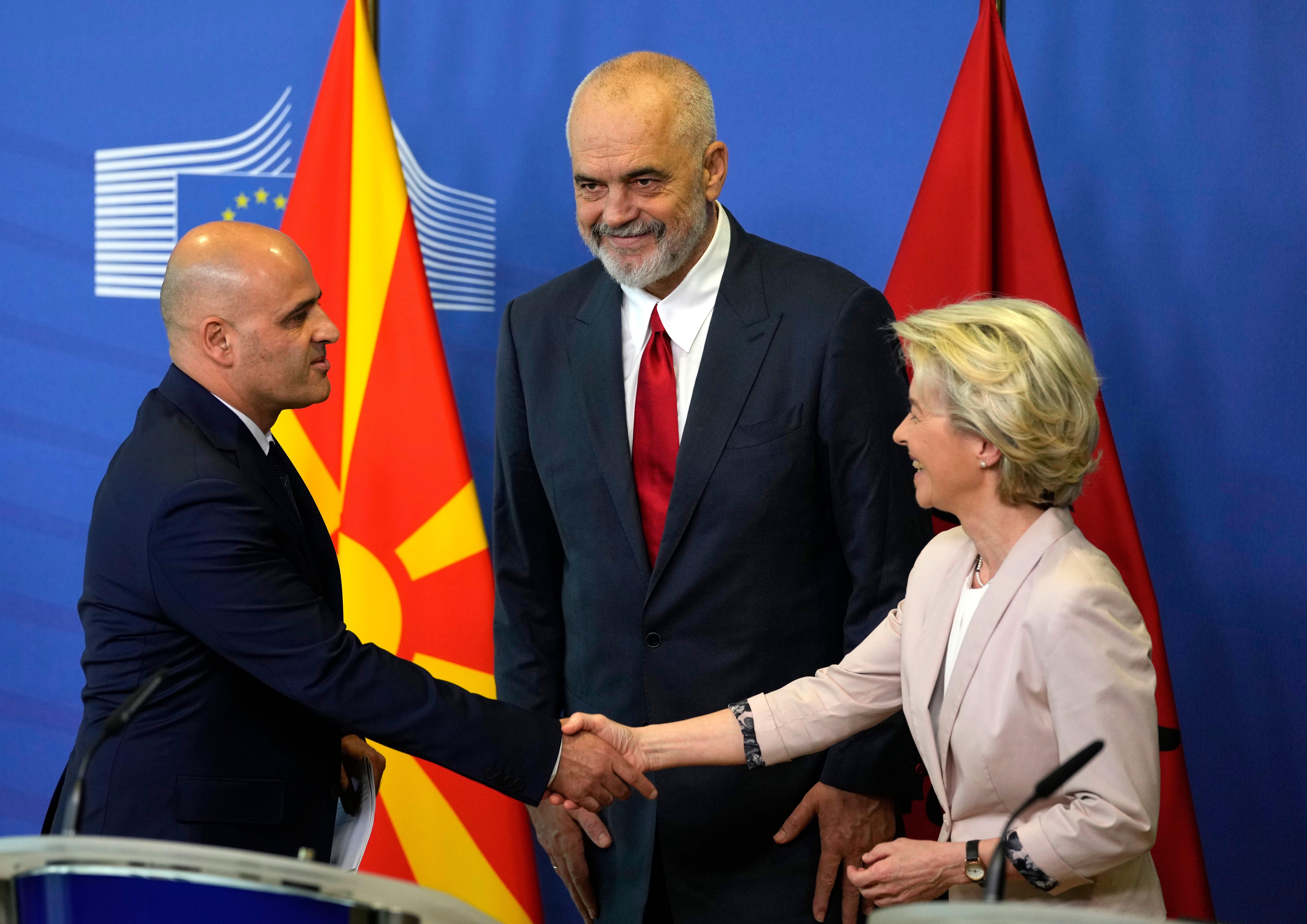 Belgium EU Albania North Macedonia
