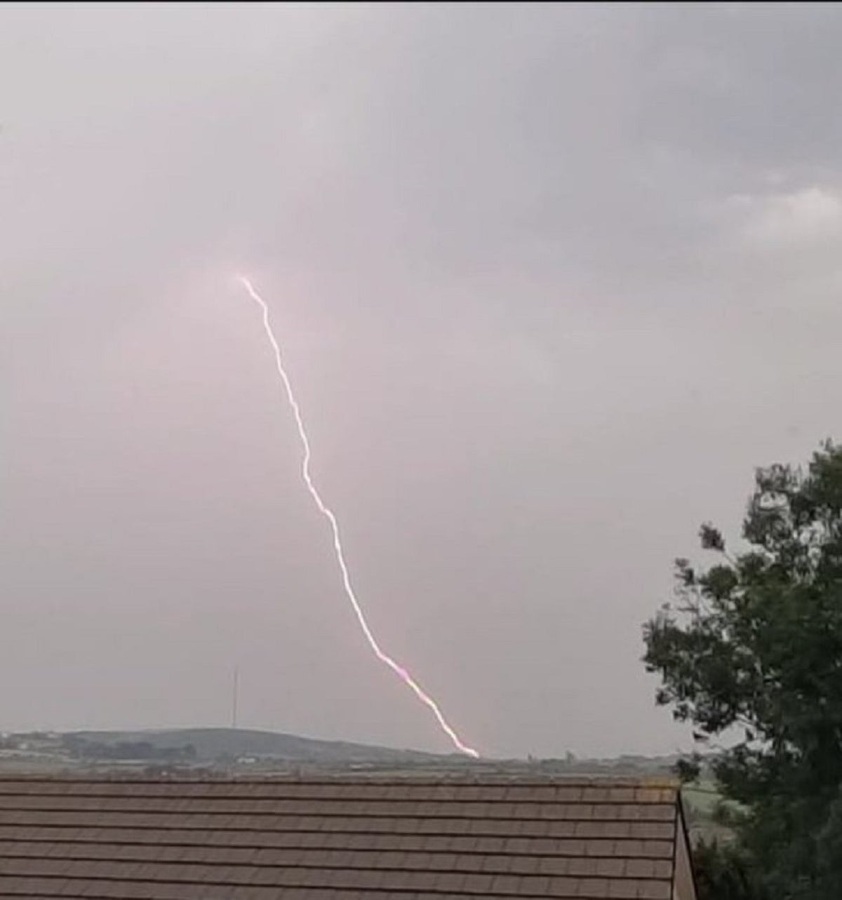 Residents ‘relieved’ as Cornwall hit by lightning and showers amid heatwave