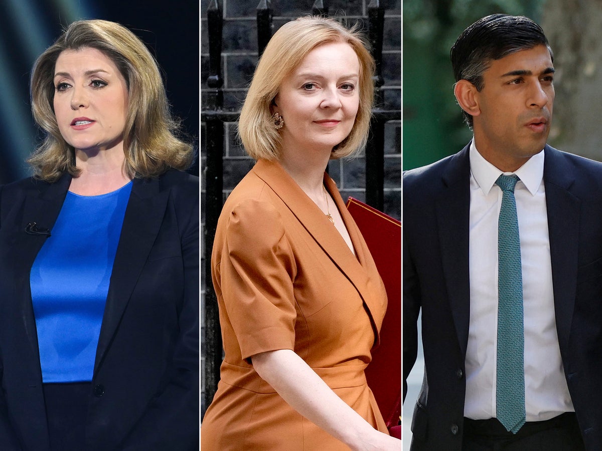 Tory leadership – live: MPs to choose final candidates as Truss gains in runoff against Sunak