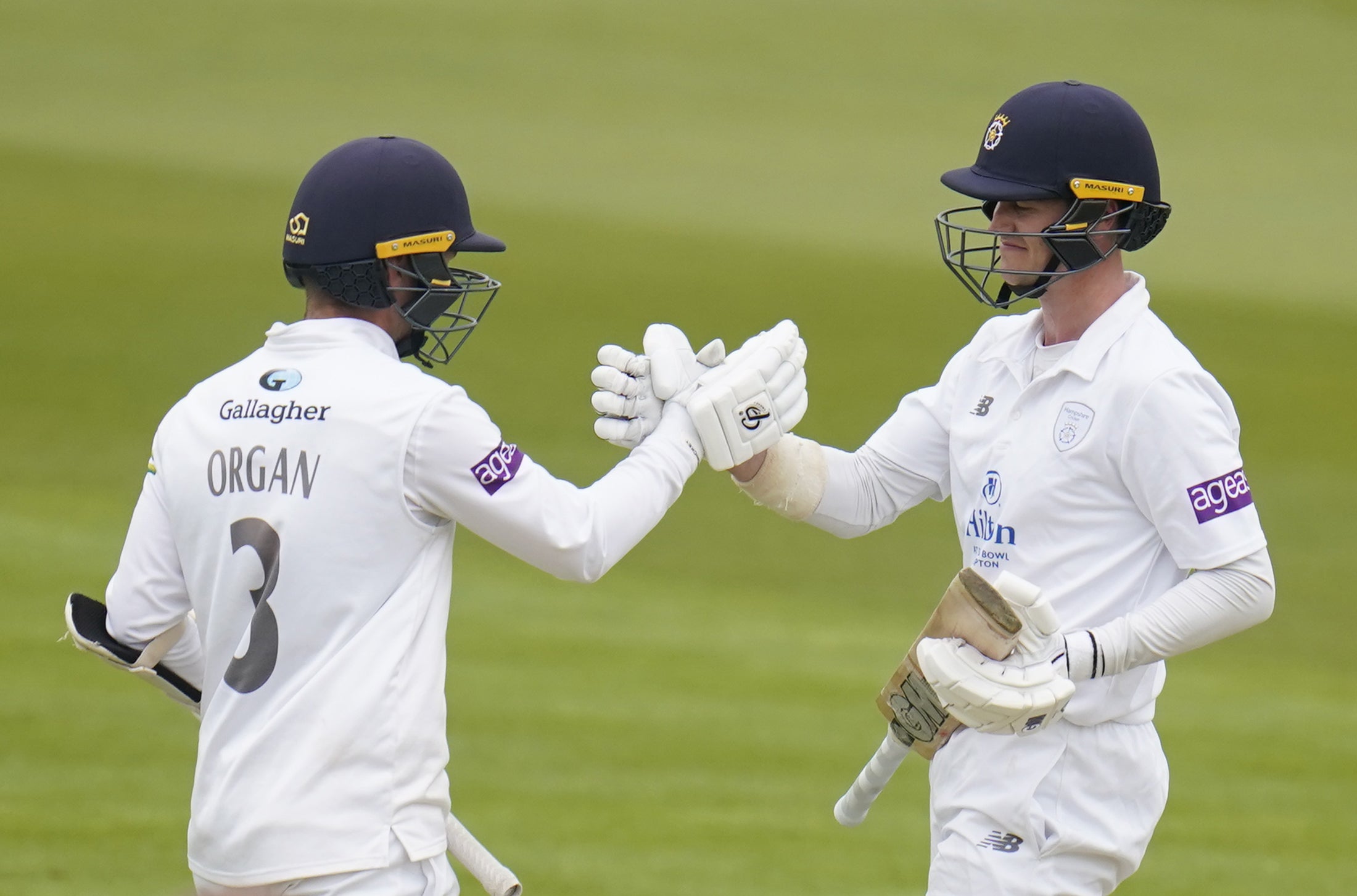 Hampshire all-rounder Felix Organ impressed with the bat against Gloucestershire (Andrew Matthews/PA)