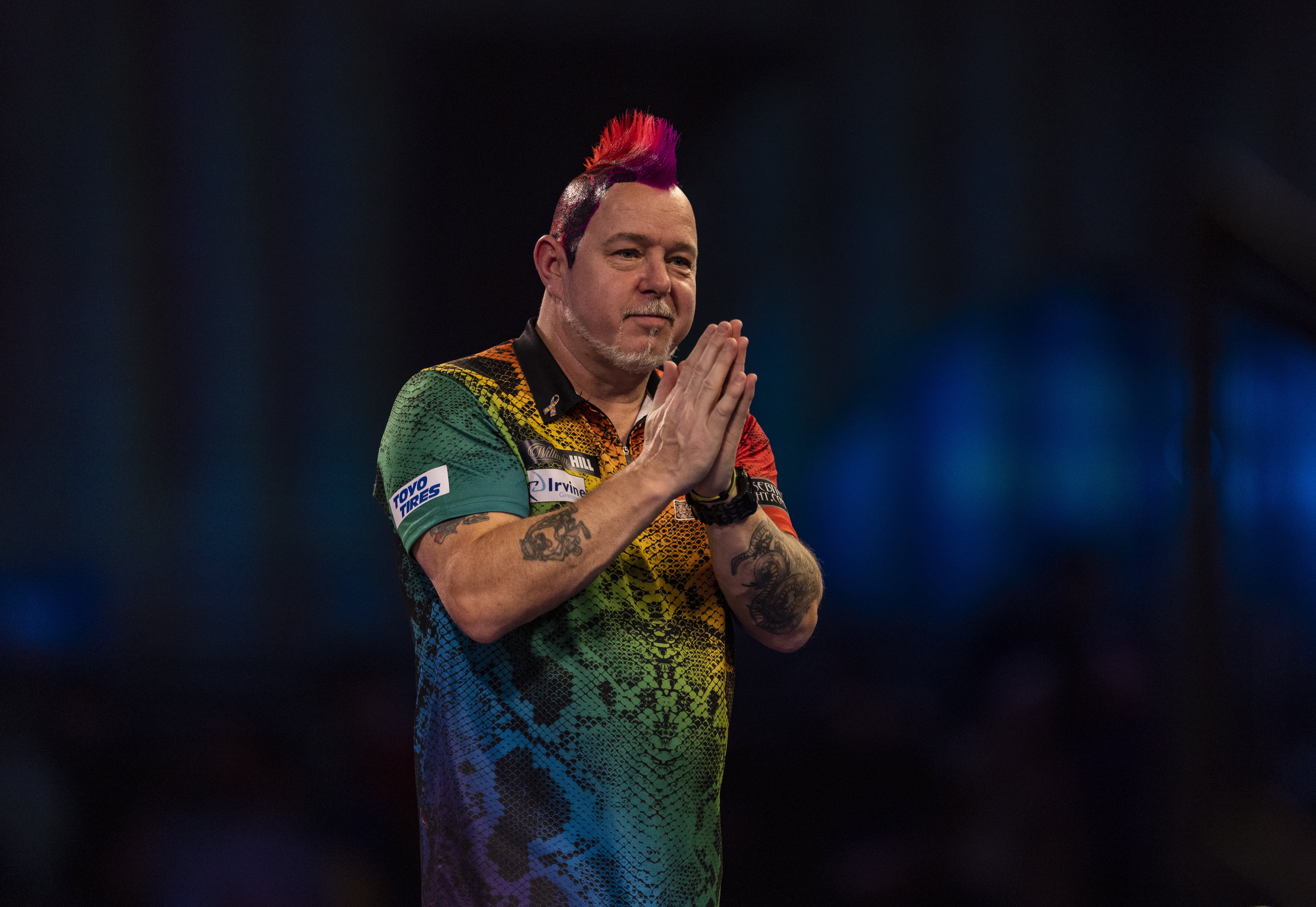 Peter Wright had looked in total control following a fast start (Steven Paston/PA)