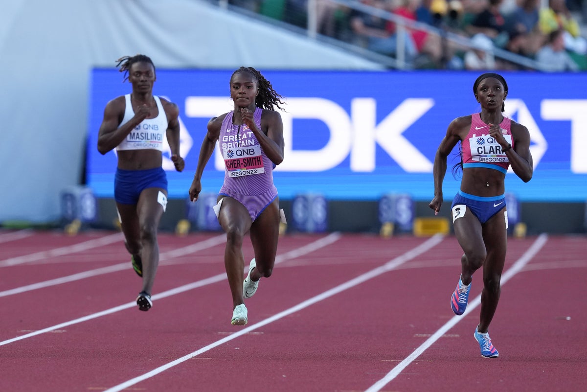 Dina Asher-Smith faces stern challenge to retain 200m title