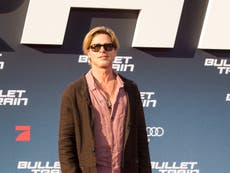 Brad Pitt attends Berlin premiere of Bullet Train in monochrome skirt look 