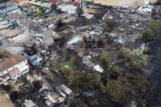 Heatwave: Fire crews still battling blazes after ‘busiest day since World War Two’