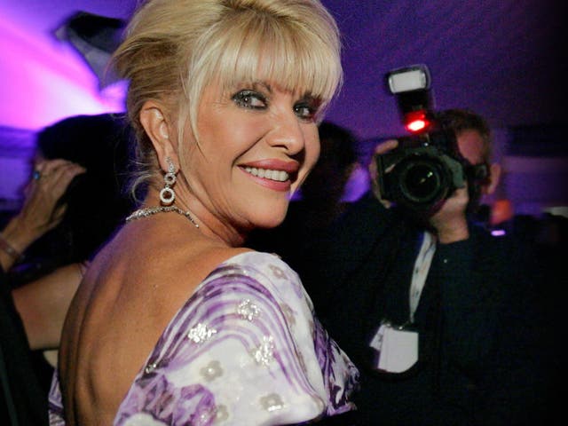 <p>Ivana Trump was Donald Trump’s first wife </p>