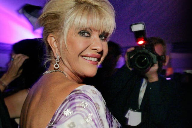 <p>Ivana Trump was Donald Trump’s first wife </p>