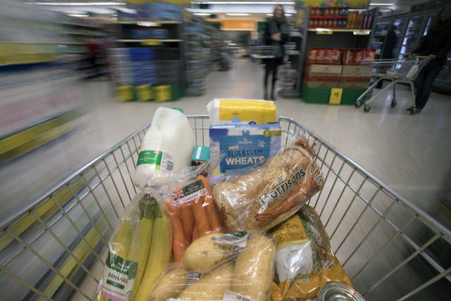 The prices of everyday goods and services have soared in the past year (Jon Super/PA)