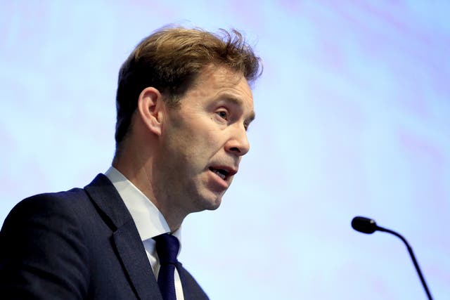 Senior MP Tobias Ellwood has had the party whip temporarily restored to allow him to vote in the Tory leadership contest (Yui Mok/PA)