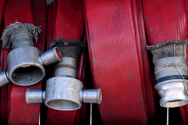 General view of equipment in a fire engine (Rui Vieira/PA)