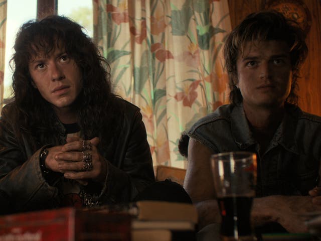 <p>Joseph Quinn and Joe Keery in Stranger Things</p>