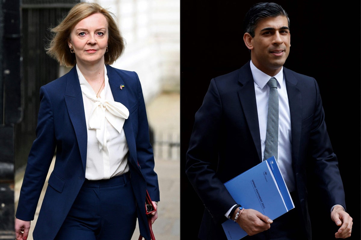 Tory leadership – live: Liz Truss opens up huge lead over Rishi Sunak in latest poll