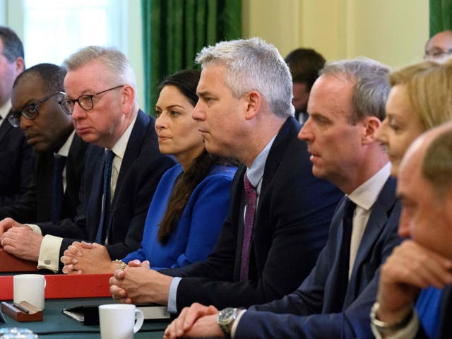 <p>Kwasi Kwarteng, Priti Patel, and Dominic Raab have all missed committee meetings since Boris Johnson’s resignation, with Michael Gove suggesting some areas of the government are ‘not functioning’</p>