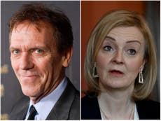 Hugh Laurie roasts Liz Truss for tweet saying she will ‘hit the ground’: ‘Blindingly stupid’