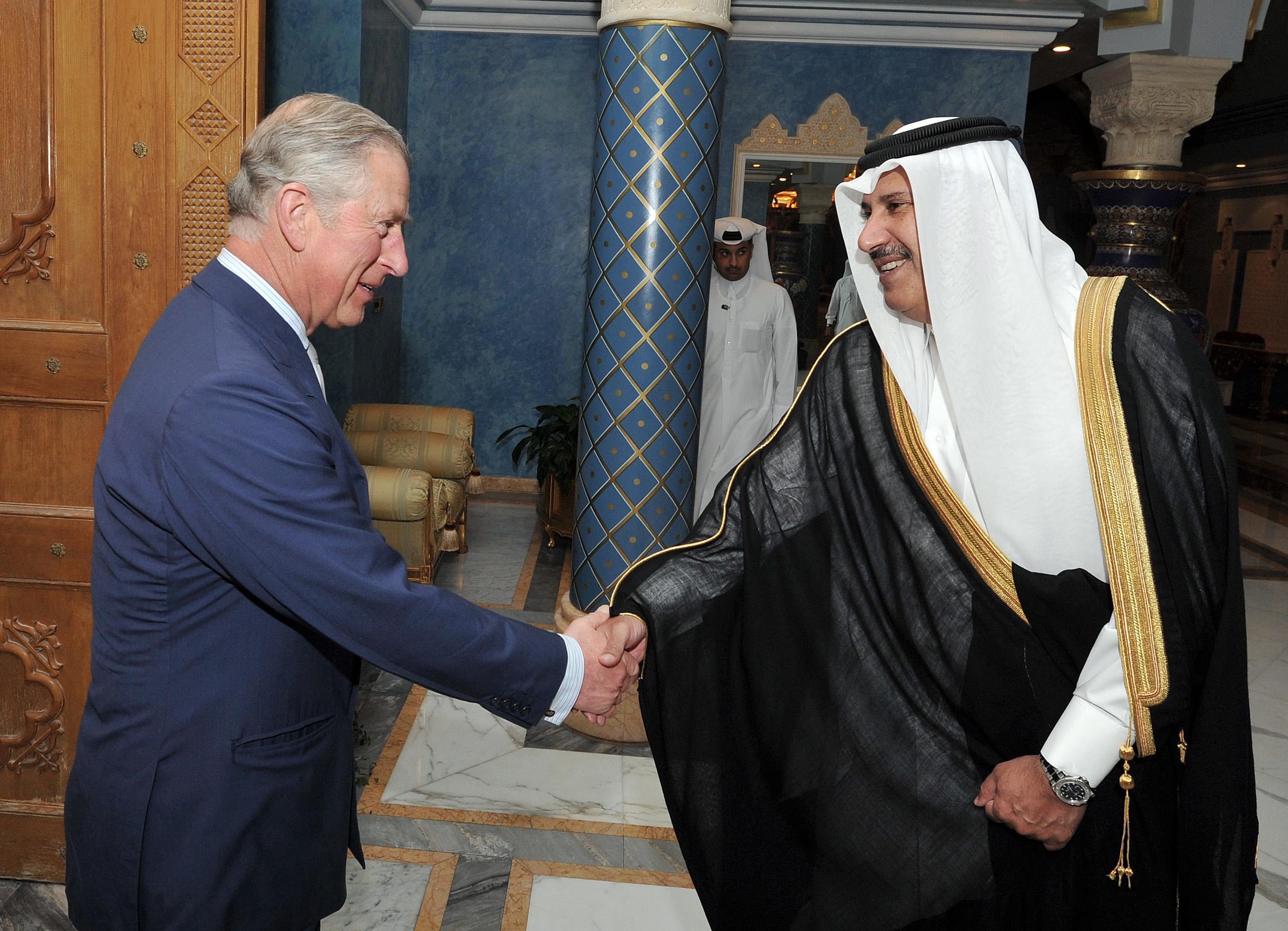 Prince Charles meets Sheikh Hamad bin Jassim