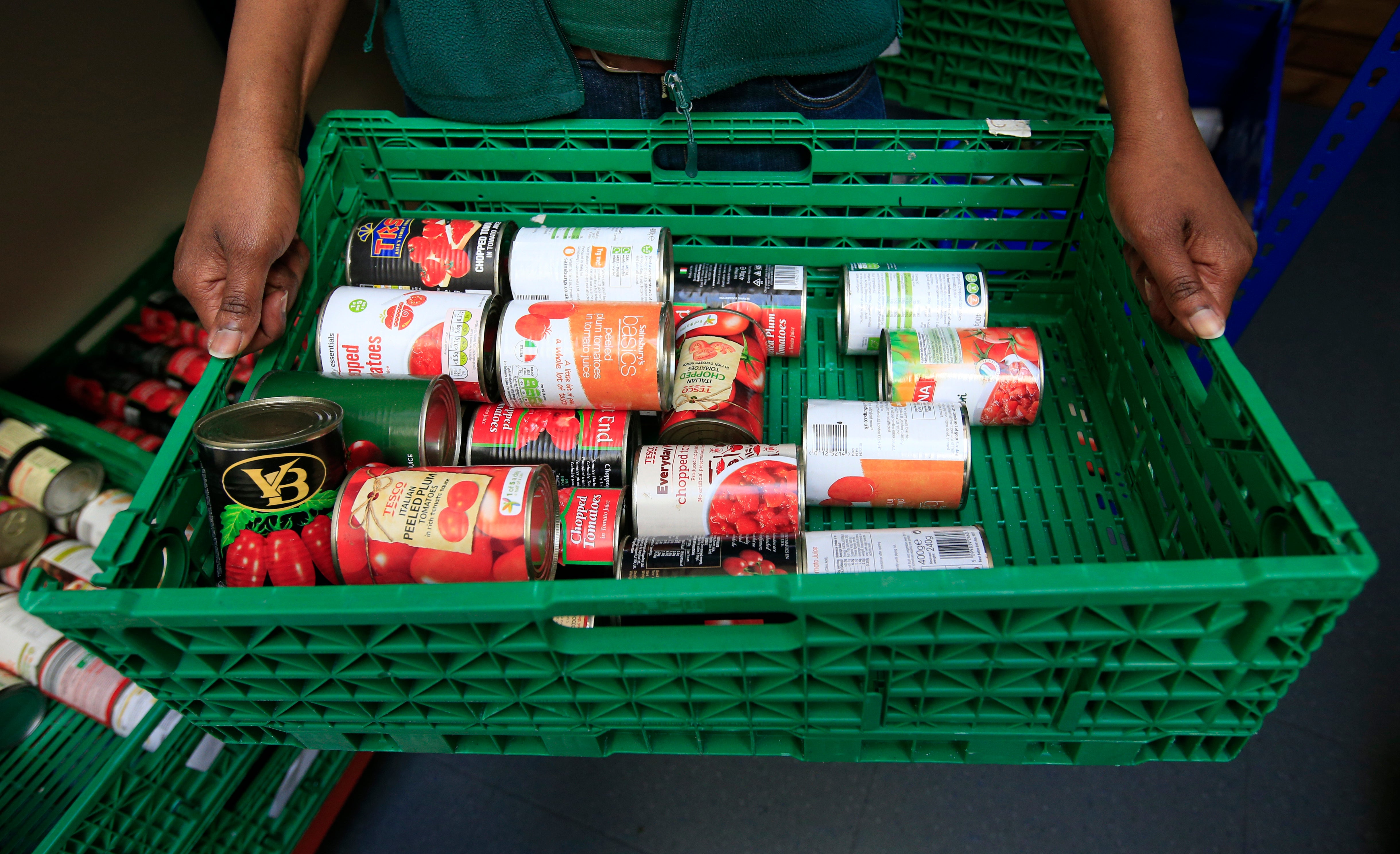 Food banks are having to send people away with just a few tins as their shelves are empty of donations