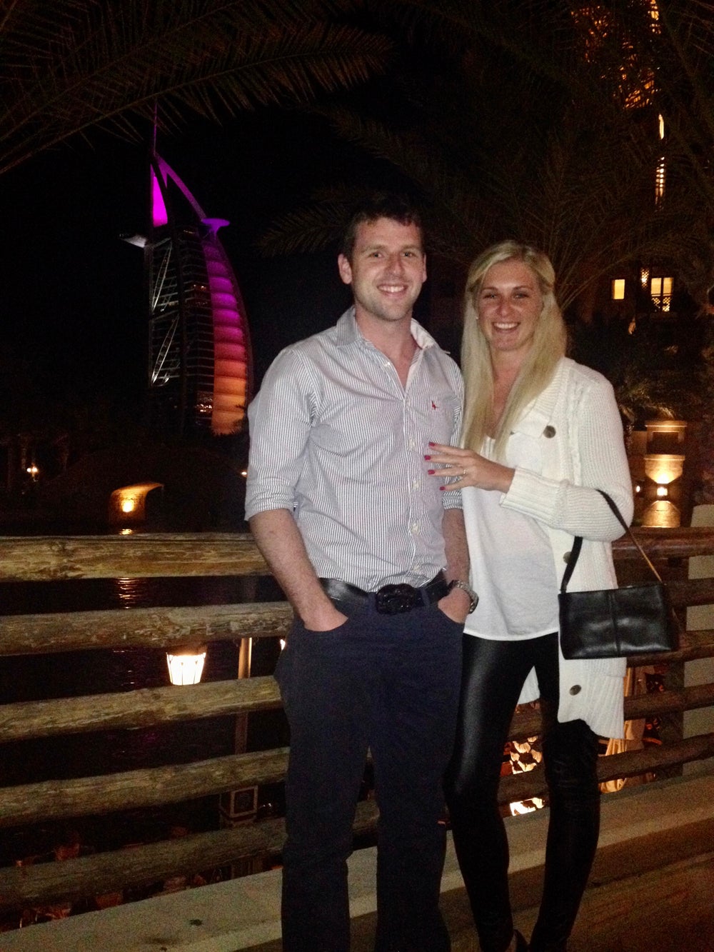 Alan proposed to Anneka in Dubai (Collect/PA Real Life)