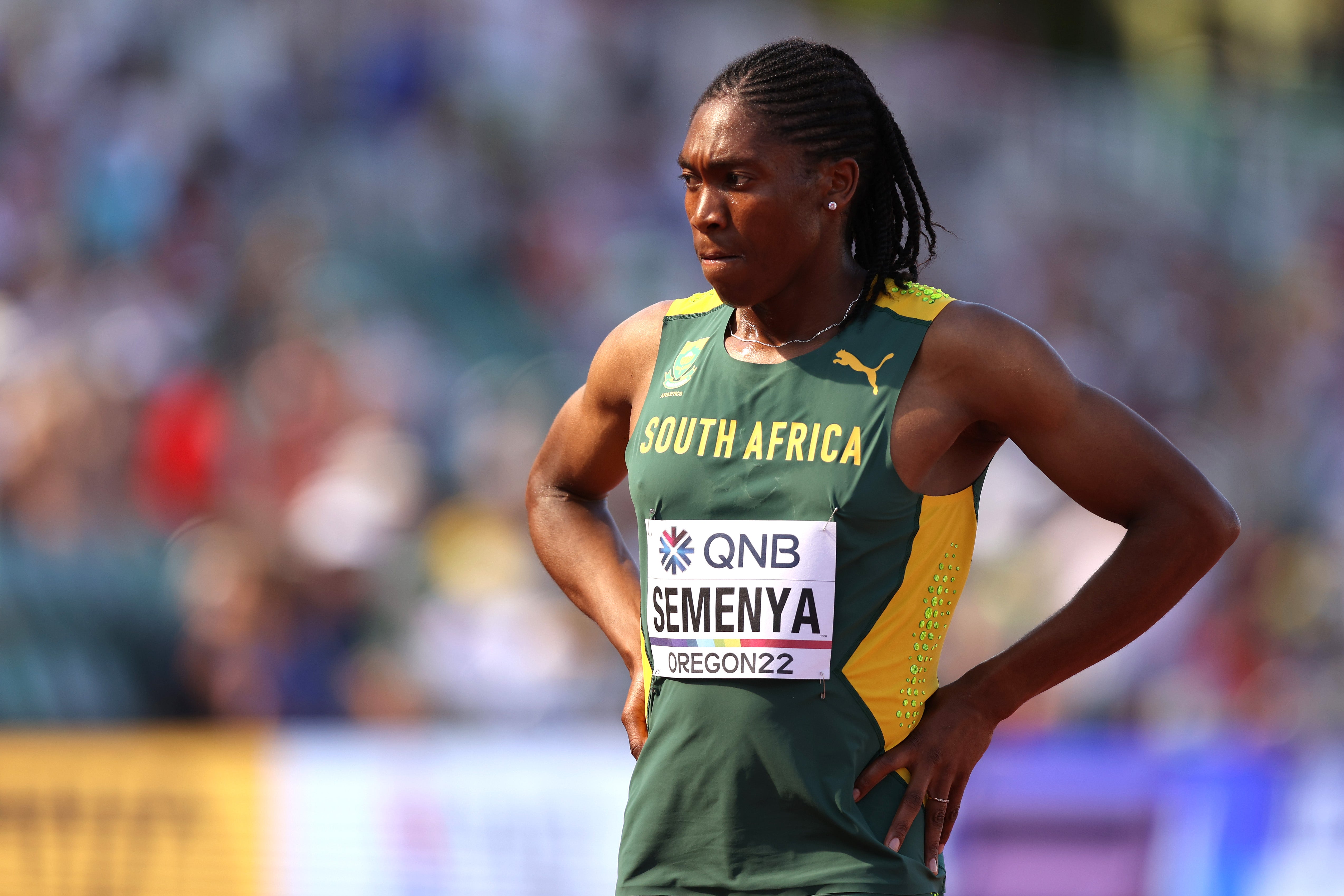 Caster Semenya has already been pushed out of her favoured 800m by DSD rules