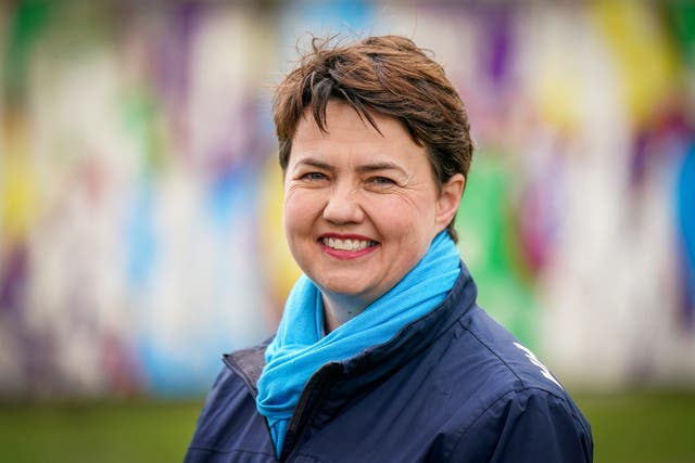 Former Scottish Conservative leader Ruth Davidson is backing Rishi Sunak (Jane Barlow/PA)