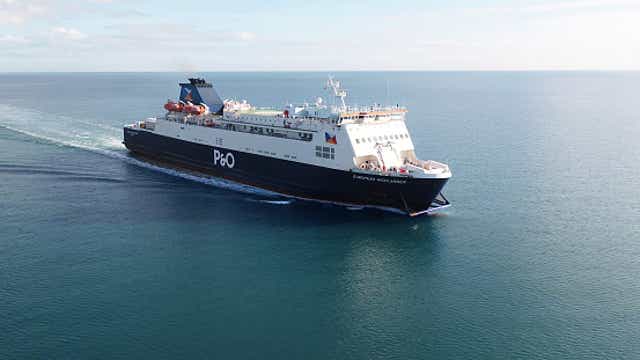 can dogs travel on p o ferries