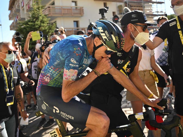 <p>The four-time Tour winner was one of three riders unable to start Thursday’s stage 18</p>