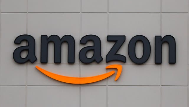 <p>The Amazon logo. </p>