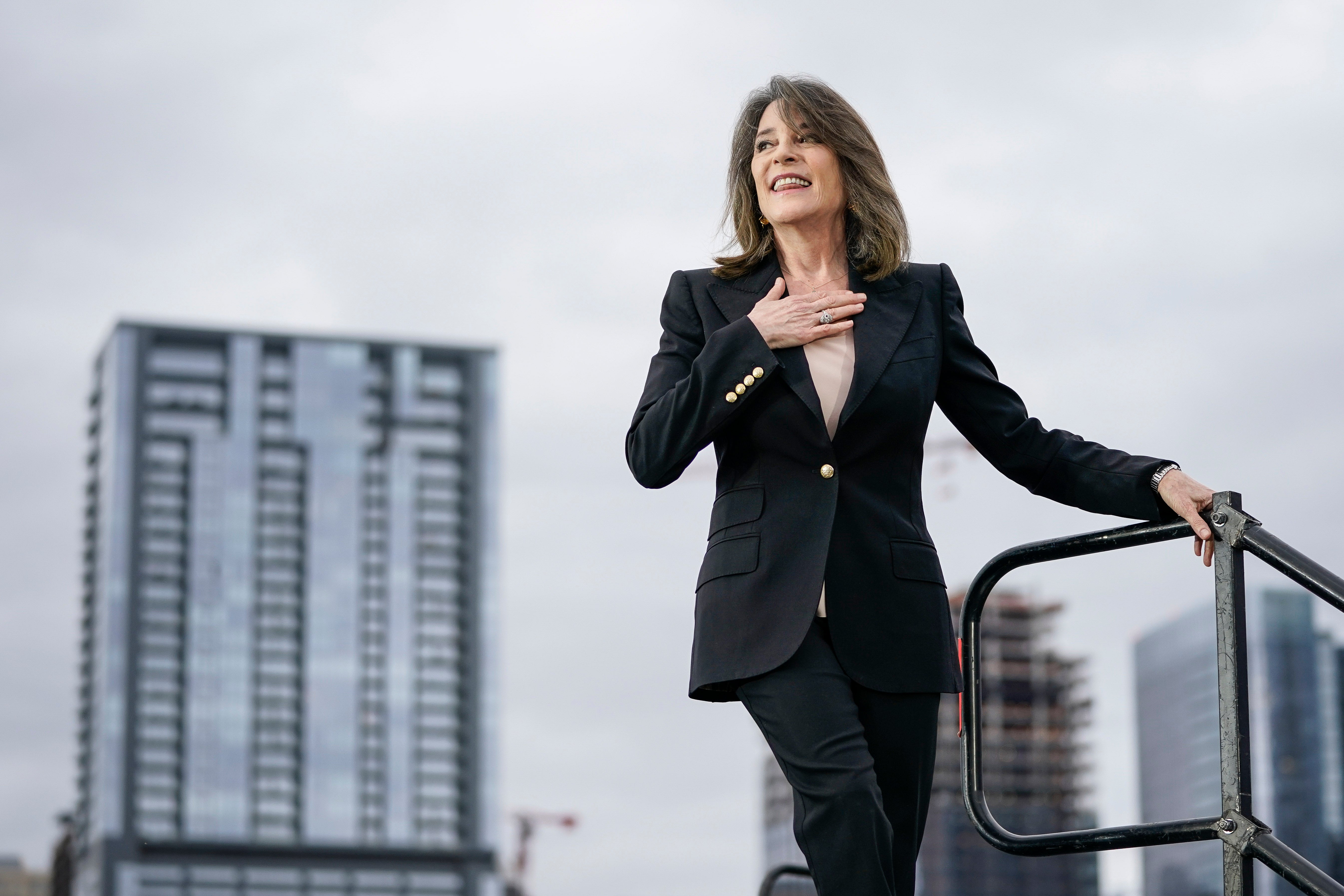 Marianne Williamson is increasingly convinced that the old order is failing