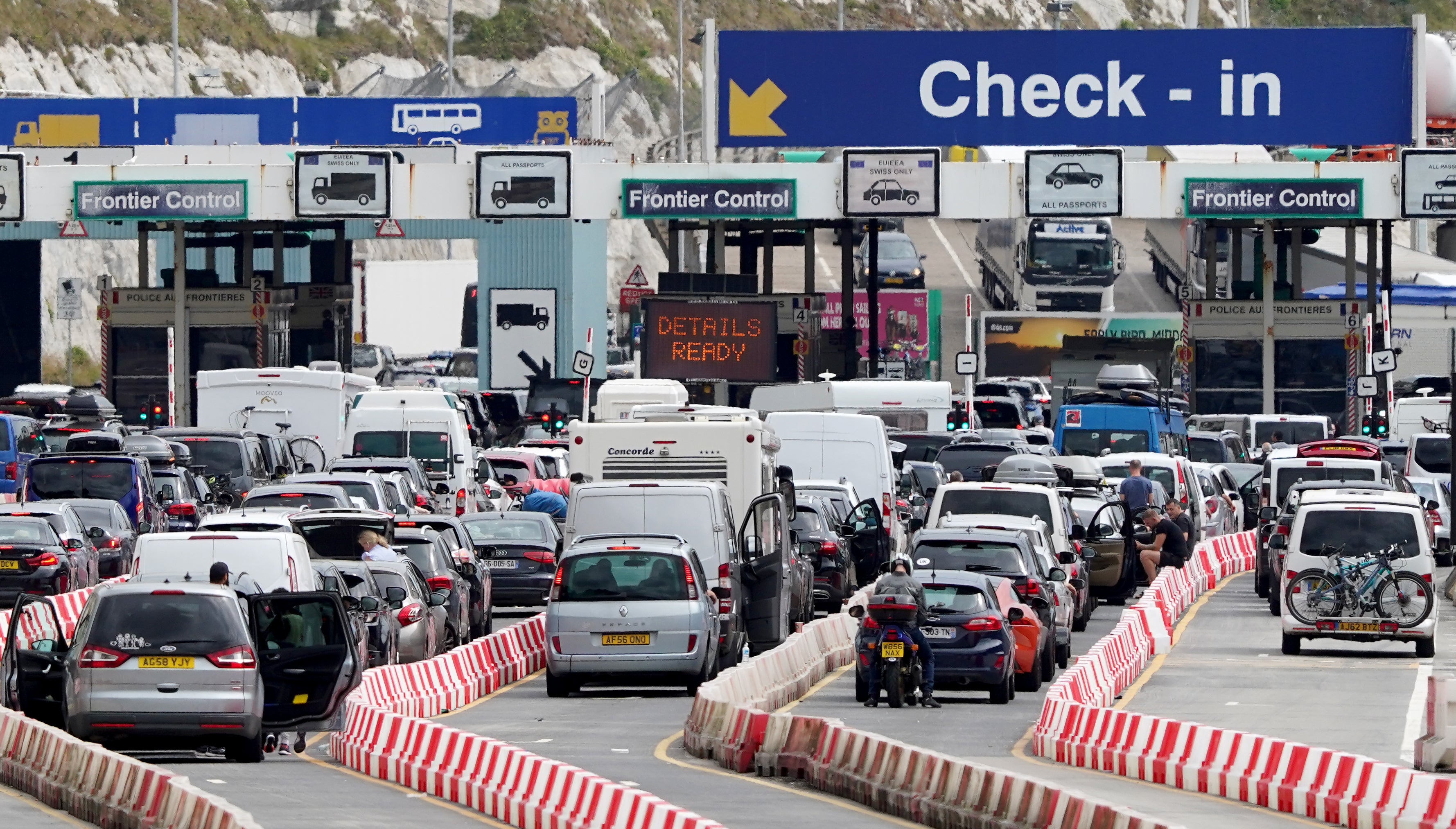 Long queues are likely at the Port of Dover (Gareth Fuller/PA)