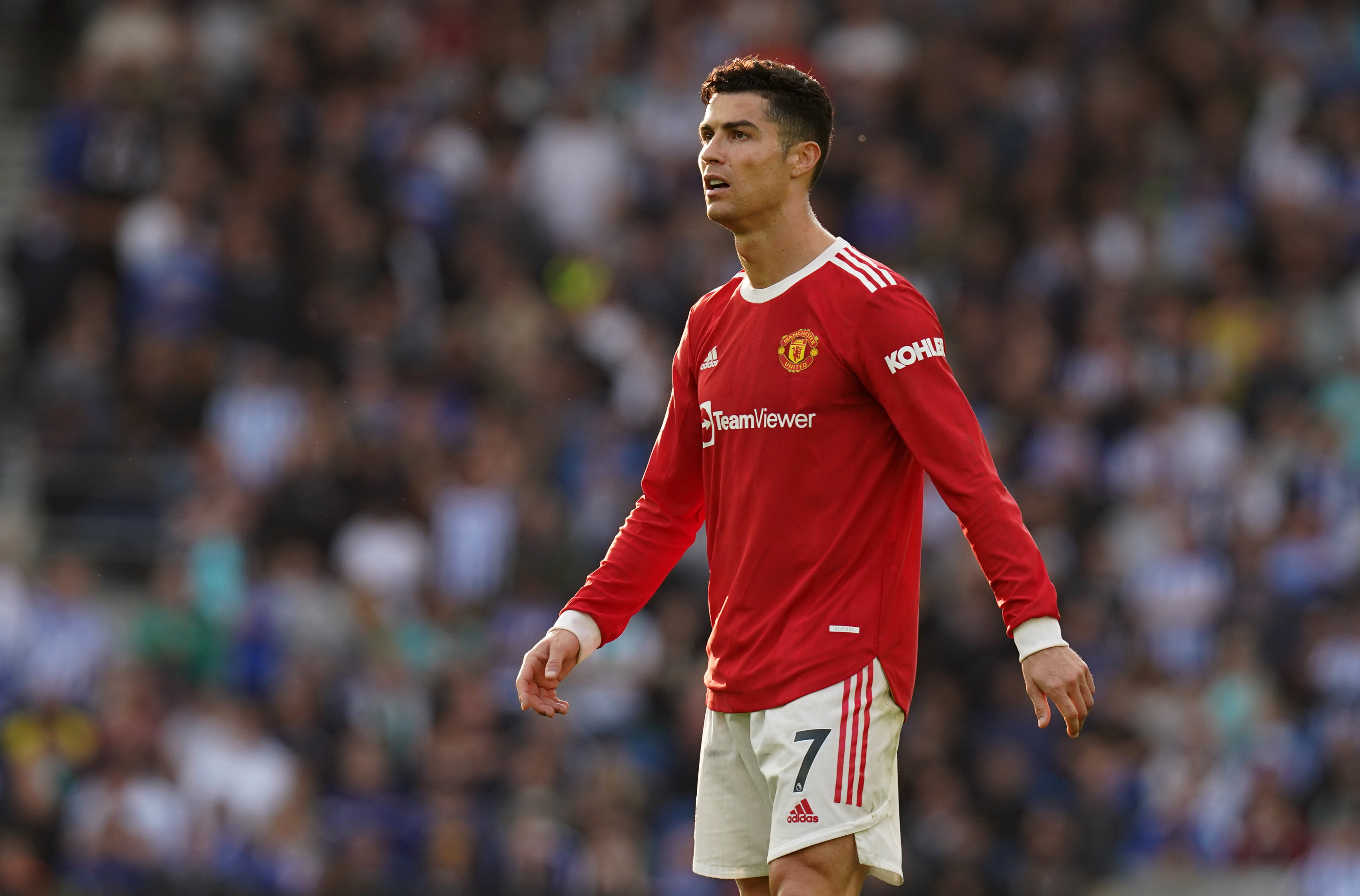 Cristiano Ronaldo is believed to be looking to end his second spell at Old Trafford (Gareth Fuller/PA)