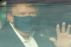 Trump sent staffer to buy Superman shirt for planned dramatic reveal while in hospital with Covid