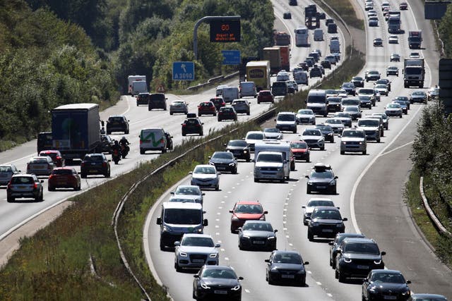 Fuel price protests are set to worsen traffic jams during what is expected to be the busiest summer getaway in at least eight years (Andrew Matthews/PA)