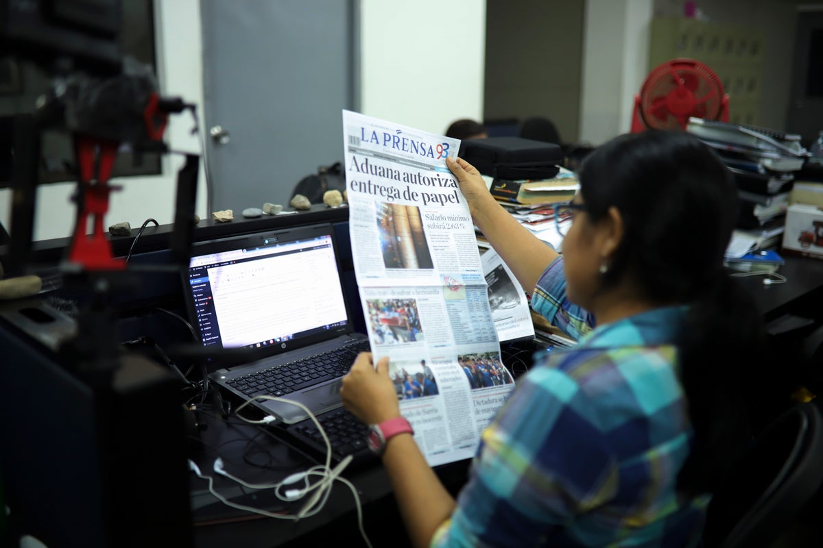 Nicaragua newspaper says staff have fled the country