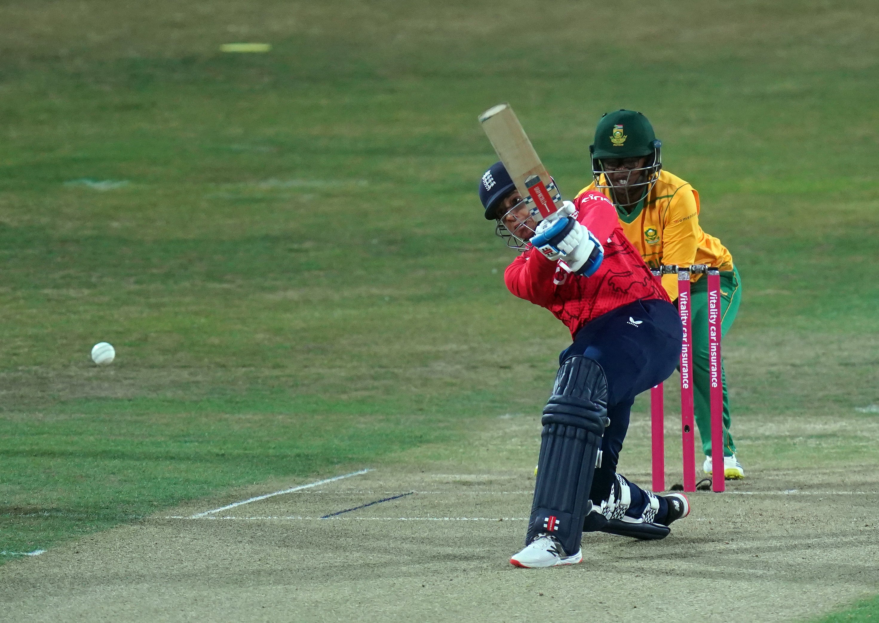 Sophia Dunkley smashed 59 to help England beat South Africa by six wickets in the opening Twenty20 match of the series (Adam Davy/PA)