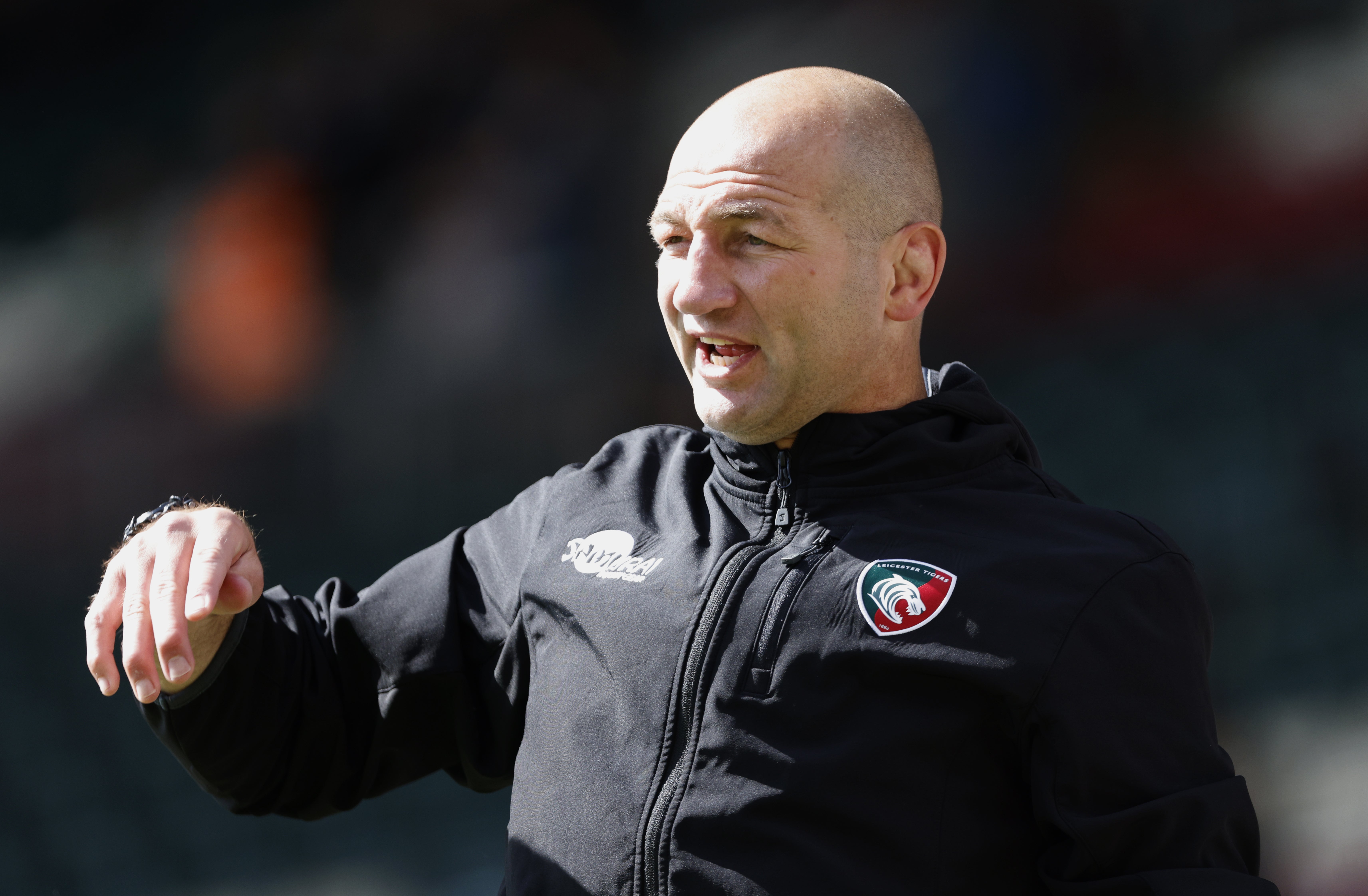 Leicester head coach Steve Borthwick is another potential contender for the England job (Richard Sellers/PA)