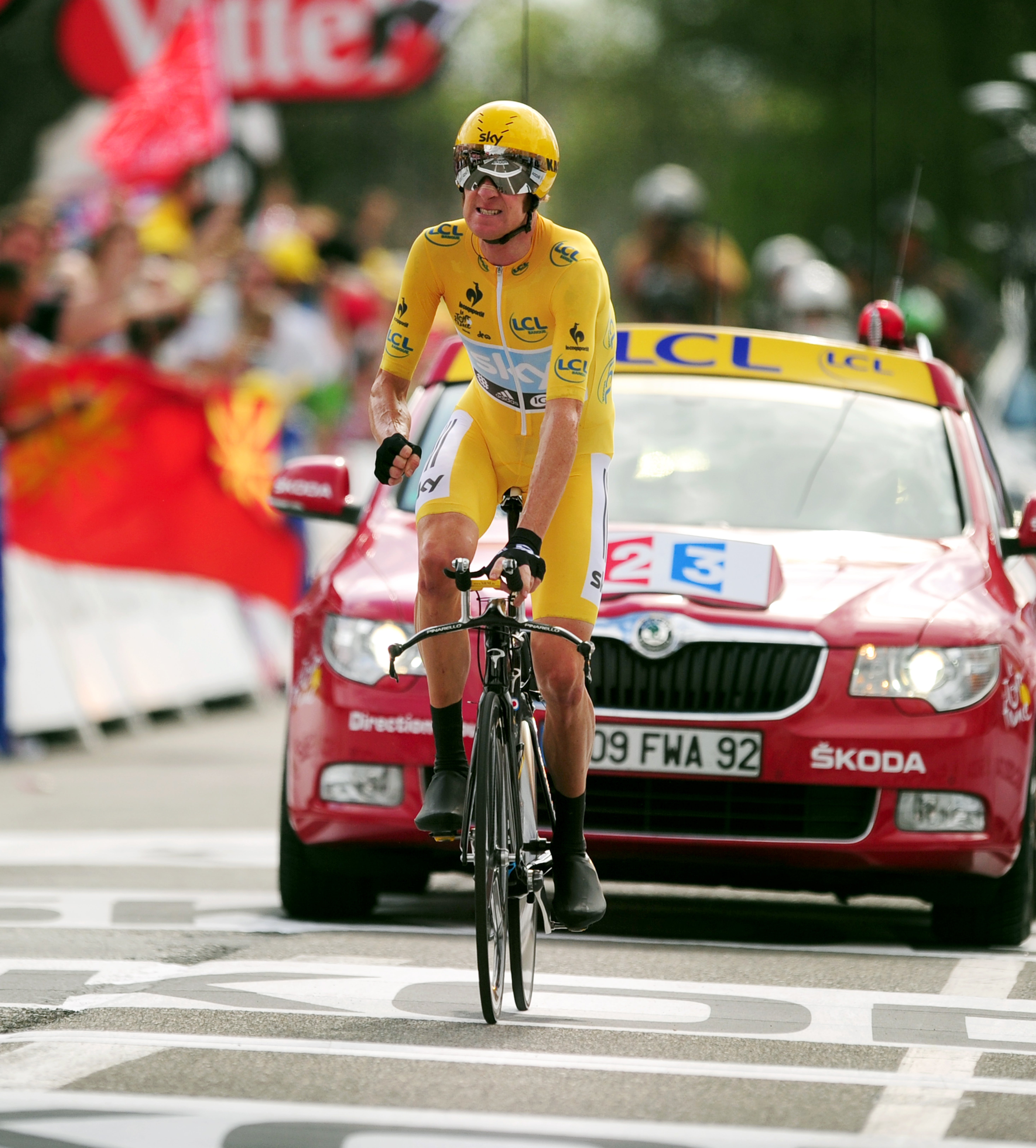 Wiggins wore the yellow jersey for 13 consecutive stages (PA Archive)