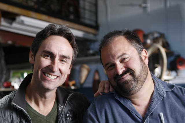 <p>Mike Wolfe and Frank Fritz on ‘American Pickers'</p>