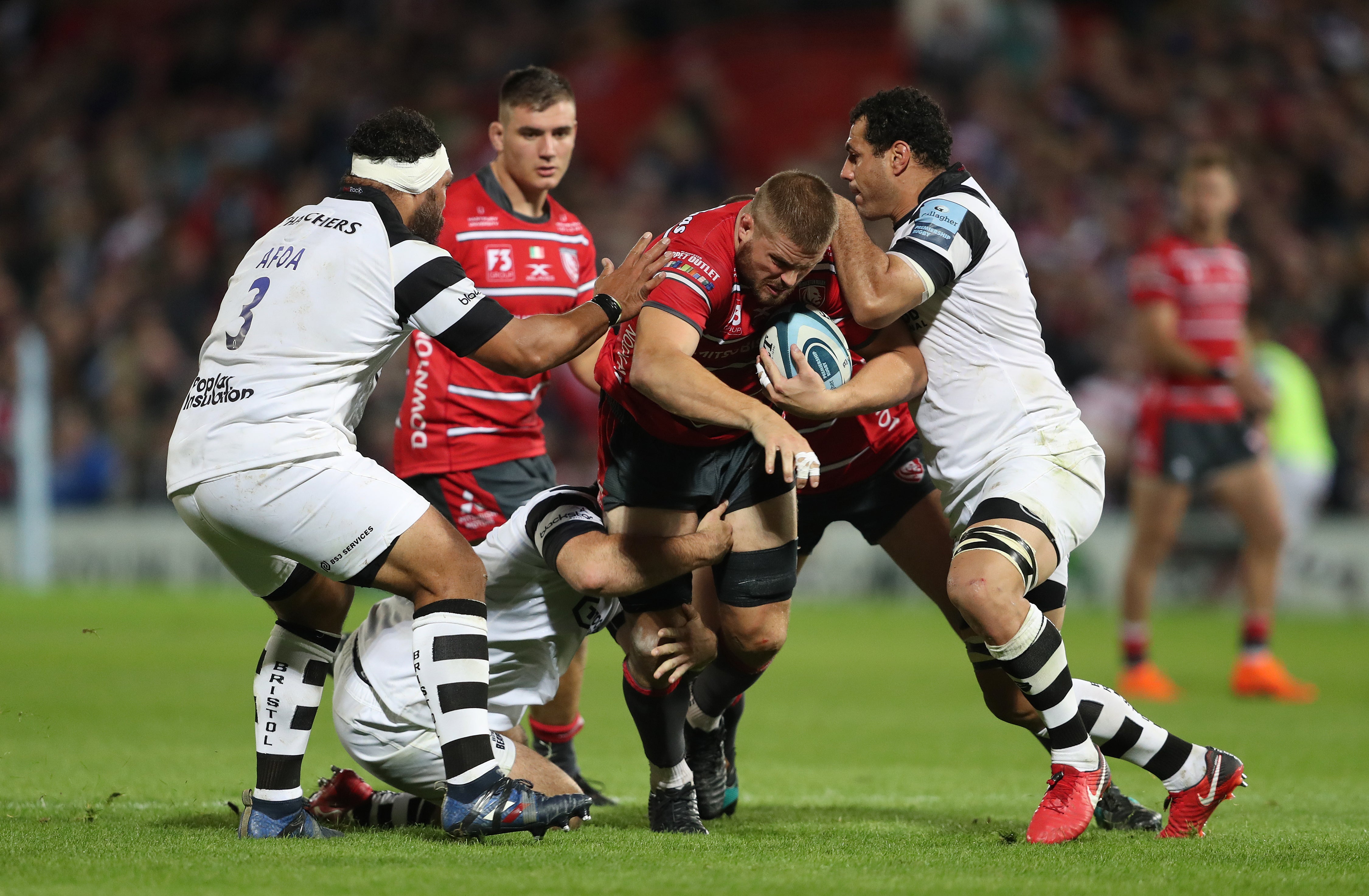 Ed Slater in action for Gloucester against Bristol (David Davies/PA)